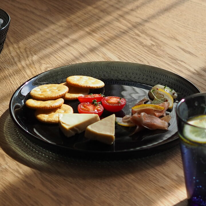 楽天市場】イッタラ カステヘルミ プレート 24.8cm ダークグレー  