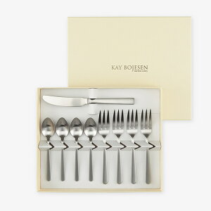 カイ・ボイスン ティータイム 9PCセット / KayBojesen / カトラリー 食洗機対応 ステンレス 新潟県燕市 マット つや消し 北欧 ギフト 結婚祝い 新築祝い カトラリーセット