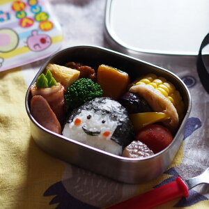 【10/25★クーポン&最大100%Pバック】【お買い物マラソン クーポン対象】工房アイザワ 角型フードボックス 小 / ランチボックス お弁当箱 ステンレス 幼稚園 保存容器 国産 日本製 保