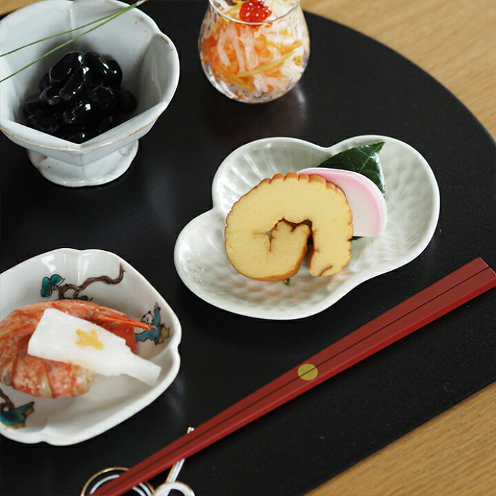楽天市場】幸楽窯 錦 銀 松葉形 銘々皿 / 有田焼 和食器 新年 お正月  