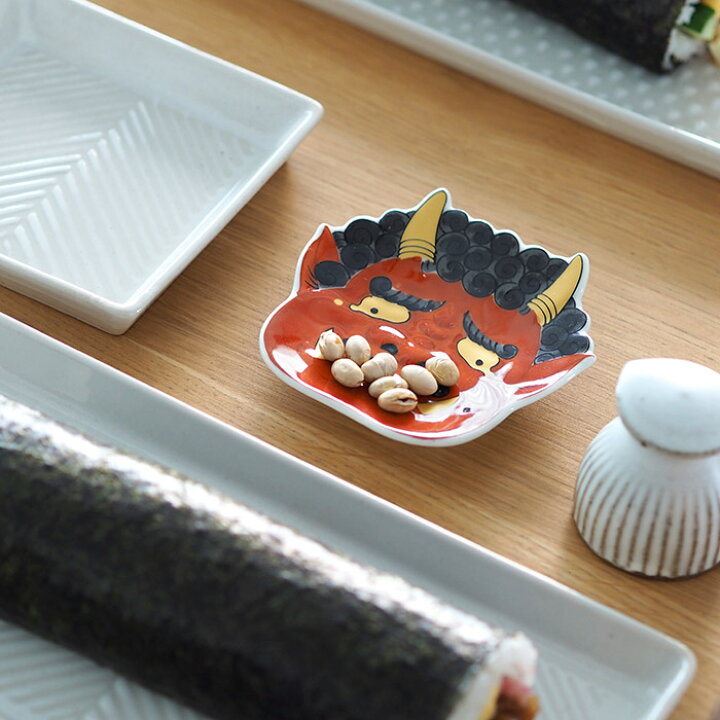 楽天市場 幸楽窯 錦 泣いた赤鬼 小銘々皿 節分 有田焼 和食器 節分 豆まき ギフト 小皿 豆皿 プレート 日本製 国産 ギフト プロキッチン