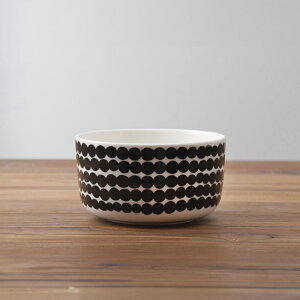 マリメッコ ボウル 500ml シイルトラプータルハ ブラック / marimekko Siirtolapuutarha / 北欧 フィンランド ギフト プレゼント 食洗機対応 電子レンジ対応 ラシィマット