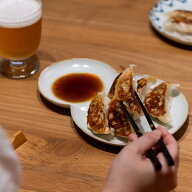 餃子皿 無地縁サビ / 陶房青 andPK / 仕切り皿 波佐見焼 和食器 プレート 取り皿 ひょうたん おつまみ皿 …
