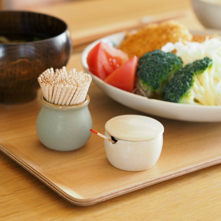 楽天市場】【クーポン配布中】長十郎窯 薬味入れ（竹さじ付） 白釉 