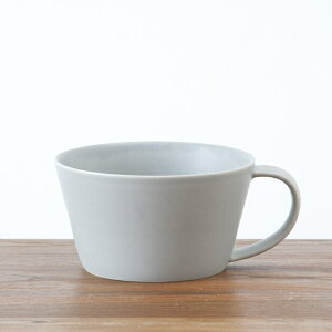 SAKUZAN Sara スープカップ グレー / 作山窯 美濃焼 岐阜県 日本製 ギフト プレゼント 和食器 洋食器 磁器 マット マット釉 大きめ 大きめカップ DAYシリーズ