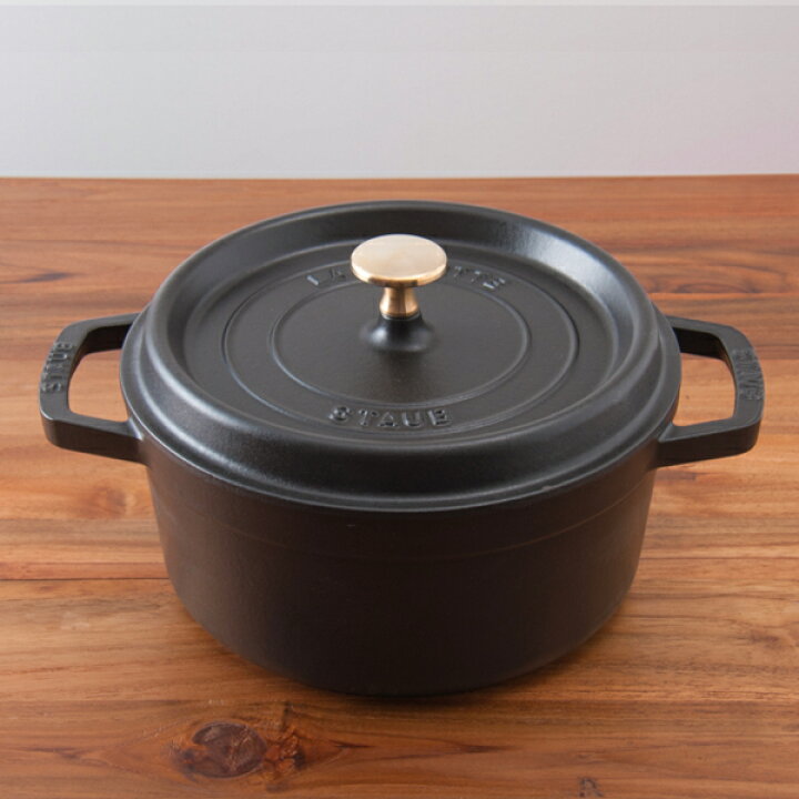 楽天市場】ストウブ ピコココット ラウンド 22cm ブラック / staub 