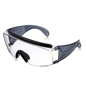 JIS安全メガネ No.331PET-AF(防曇加工レンズ・大型タイプ)