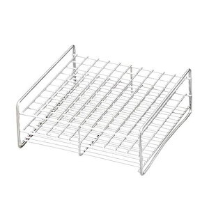 ステンレス製試験管立 直径15mm*100本立 SS15-100H