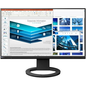 tfBXvC 23.8^ 1920*1080 HDMIEDisplayPortEUSB Type-C ubN Xs[J[ EV2480-ZBK