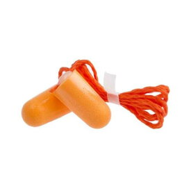 耳栓 使い捨て ポリウレタン 100 オレンジ 1箱 (100個入) 1110