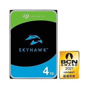 SkyHawk HDD 3.5inch SATA 6Gb^s 4TB 5400RPM 256MB 512E ST4000VX016