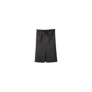 サロンエプロン 黒 9-471 フリー