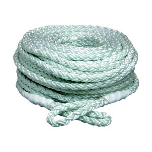 電動ウインチ用ナイロンクロスロープ (8打ち) 8mm直径*50m 両端アイ加工 NR-8CROSS-8-50