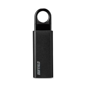 �m�b�N�X���C�h USB3.1 (Gen1) USB�������[ 64GB �u���b�N RUF3-KS64GA-BK