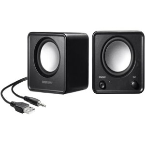 �R���p�N�gPC�X�s�[�J�[ (USB�d��) MM-SPL23UBK