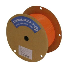 ウレタンコード 中空ウレタンコード オレンジ 直径5mm H-5-100M