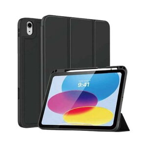 iPad A16�E��10����Ή� �ϏՌ��t���b�v�P�[�X �u���b�N (�V�{) MDS-TPUCIP109G10FLBK2