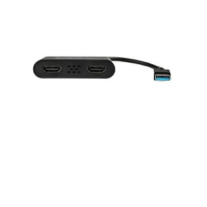USB 3.0�Ή��f���A��HDMI�f�B�X�v���C�A�_�v�^�^1x 4K30Hz��1x 1080p�^USB Type-A�ڑ��^Windows�̂ݑΉ� USB32HD2