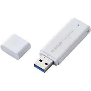 外付けSSD ポータブル USB 5Gbps USB3.2 (Gen1) 小型 キャップ式 1TB ホワイト ESD-EMC1000GWH