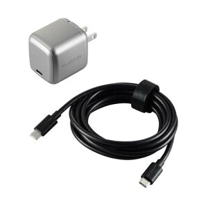 �m�[�gPC����AC�A�_�v�^�[ USB PD�Ή� 70W USB-C*1 C-C�P�[�u���t�� 2m �X�y�[�X�O���[ ACDC-PD8970SGY