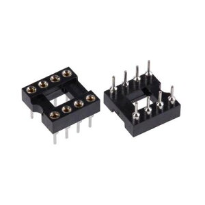 DIL�\�P�b�g 2.54mm Pitch 8 Pin 1�� (5��) W30508TRC