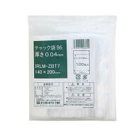 チャック袋 B6 140X200mm 1ケース (100枚*50袋入) IRLM-ZBT7