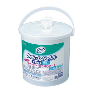 ウエットタオル大判厚手 250枚入 90094