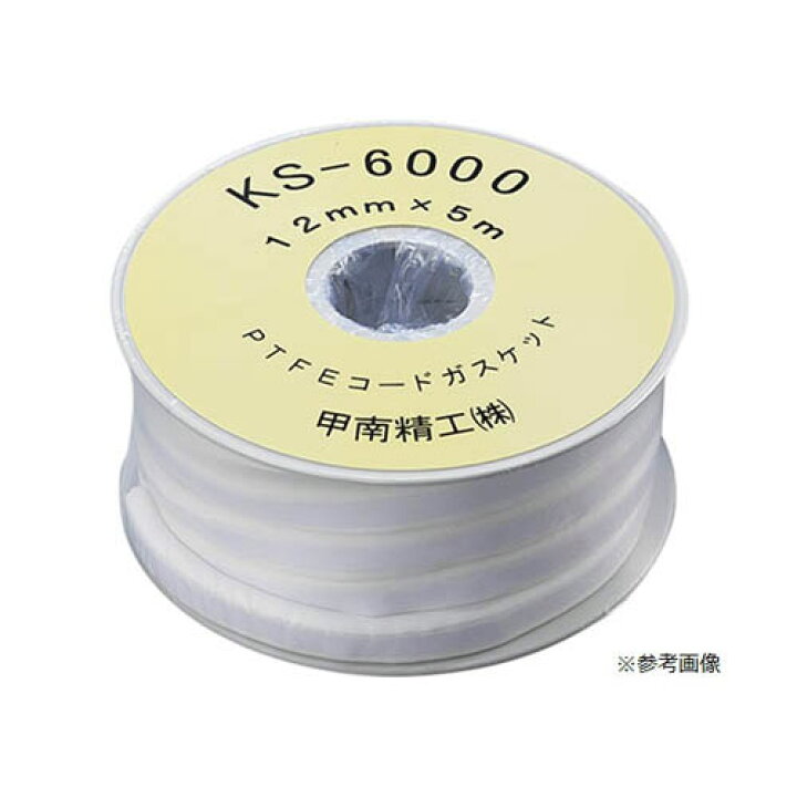 楽天市場】フッ素樹脂コードシールガスケット(PTFE)6mm×3.0mm×15m KS 