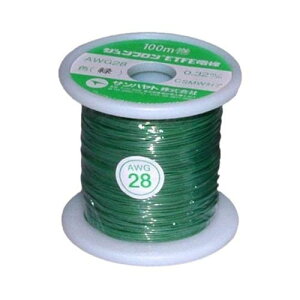 ETFEd(Wt)  0.62mm 100m AWG28-100-G