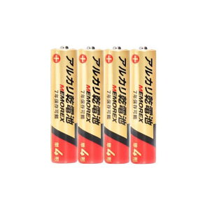 MEMOREX�A���J�����d�r �P�l�`4�{ LR03�^1.5V�^4S7