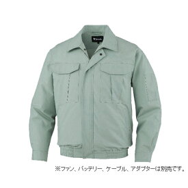 空調服長袖ブルゾン アースグリーン L 87020-039-L