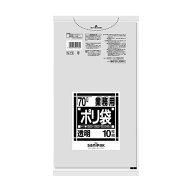 業務用ポリ袋 Nシリーズ 70L 透明 10枚*40冊入 N-73