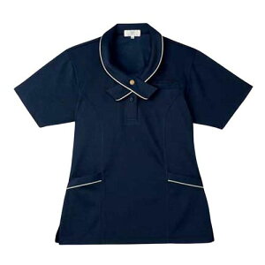 レディスニットシャツ ネイビー M (身丈65cm) CR168-88 M