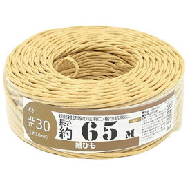 紙ひも国産 #30号 (約3mm) 65m 茶色 00150004