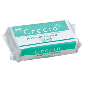 クレシアEFハンドタオルソフト 2枚重ね 中判 200組*30袋入 218×230mm 37005