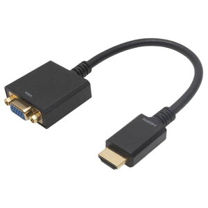 HDMI��VGA�ϊ��A�_�v�^ 15cm HDMI�I�X to VGA���X HAVGF-707BB