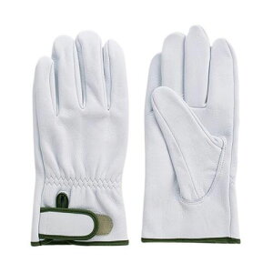 牛本皮手袋 厚手 白 LL 1ケース (10双入) 5405