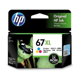 HP 67XL インクカートリッジ カラー 3YM58AA