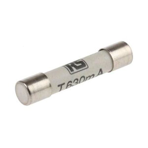 �Z���~�b�N�ǃq���[�Y 630mA (�^�C�����O) 6.3x32mm 500V ac 1�� (10��) 414-409