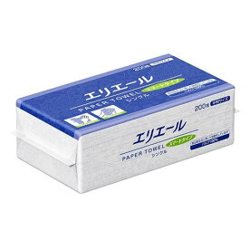 エリエール ペーパータオル シングル200枚*30袋 中判 スマートタイプ 703333