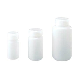 広口瓶 100mL HDPE製 100本(ケース販売)