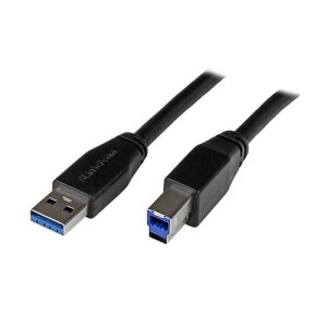 USB 3.0 �A�N�e�B�u���s�[�^�[�P�[�u�� 5m Type-A (�I�X) - Type-B (�I�X) USB3SAB5M