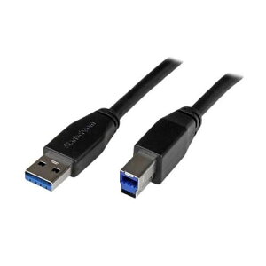 USB 3.0 �A�N�e�B�u���s�[�^�[�P�[�u�� 10m Type-A (�I�X) - Type-B (�I�X) USB3SAB10M