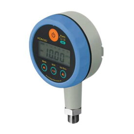 高精度デジタル圧力計 006P (9V) 乾電池タイプ ブルー KDM30-1MPaG-B-BL