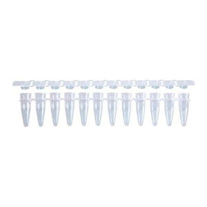 PCR 12�A�`���[�u��12�A�t���b�g�L���b�v 0.2ml �i�`������ 960�{�� PCR-12S 1��(12�{*80�X�g���b�v��)