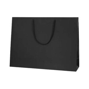 手提げ紙袋 ブライトバッグ 黒MT (マットPP貼り) 10枚 006459911