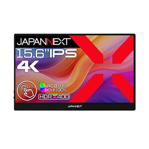 �^�b�`�p�l���Ή��t���f�B�X�v���C 15.6�^/3840×2160/miniHDMI×1�AUSB-C×2/�u���b�N/�X�s�[�J�[�L/2�N�ۏ� JN-MD-IPST156U