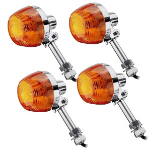 �o�C�N �E�C���J�[ CB 12V 4�� �Z�b�g �����O�X�e�[ ���P�x �I�����W �A���o�[ �ėp CB250T CB400F CL350 �A�����J�� �����L�[