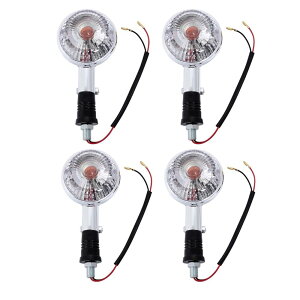 ���}�n �p �E�C���J�[ 12V XJ XJR400 TW225 SR400 SR500 GX250 R1-Z Vmax �h���b�O�X�^�[ RZ250 RZ350 XV �r���[�S400 �� �ЊO�i (�N���A4�Z�b�g)