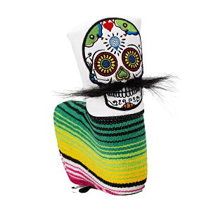 Pins �� Aces Mustache Sugar Skull - Putter Cover �s�� & �G�[�X �}�X�^�[�V�� �V���K�[ �X�J�� �p�^�[ �w�b�h�J�o�[
